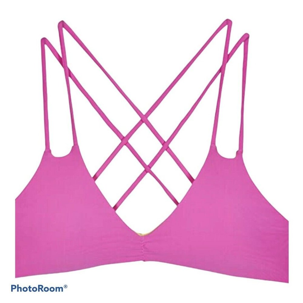 Pilyq Womens Celaya Utopia Halter Bikini Top NWT - Picture 4 of 5